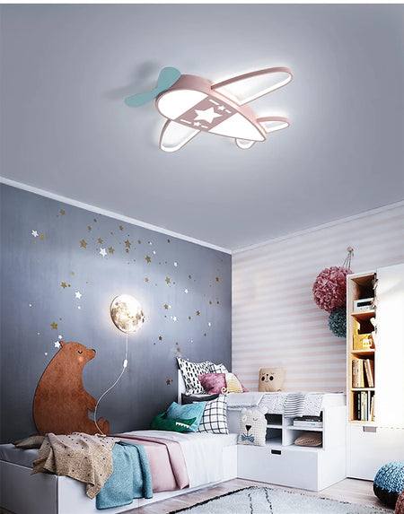 Children Lighting - Modern Airplane Led Ceiling Lights Children Cartoon Creative Lamp for Kids Room Indoor Lighting SW-36210234 - SWEET-LIGHTS