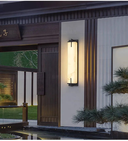 Outdoor Light - LED Lmitated Marble Wall Lamp Waterproof AC110V 220V Stainless Steel Sconce SW-36210347 - SWEET-LIGHTS