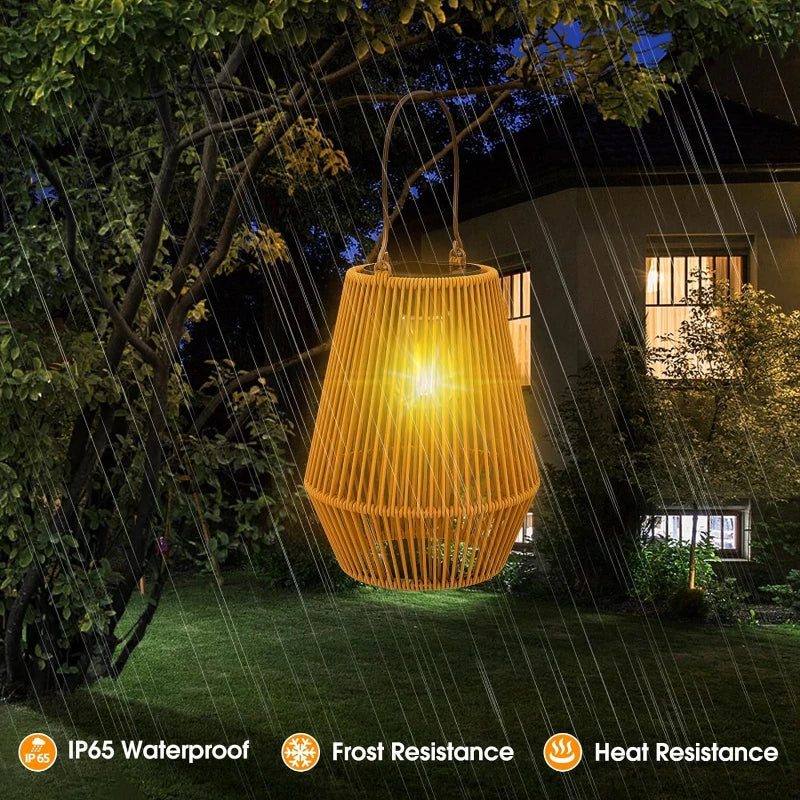 Outdoor Light - 1pcs/2pcs Solar Hand Woven 0.6W Garden Light SW-36210793 - SWEET-LIGHTS
