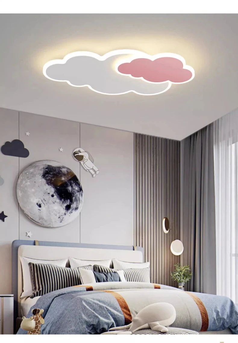 Children Lighting - Creative Cloud Children's Room LED Ceiling Light Modern Bedroom Study Lamp Nordic Designer Fixture SW-36210458 - SWEET-LIGHTS