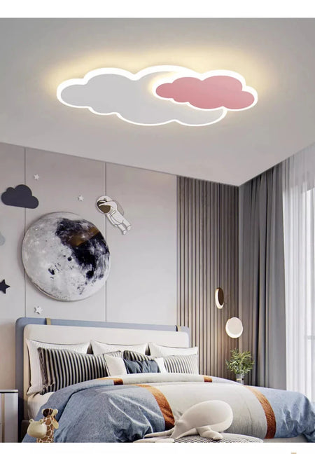Children Lighting - Creative Cloud Children's Room LED Ceiling Light Modern Bedroom Study Lamp Nordic Designer Fixture SW-36210458 - SWEET-LIGHTS