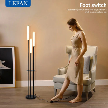 Floor Lamp - Modern LED Shelf Storage Lighting Dimmable with Remote Control SW-36210457 - SWEET-LIGHTS