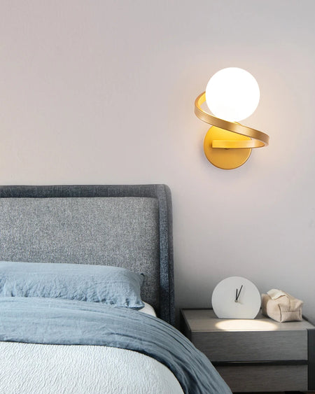 Wall Light - Interior LED Wall Lamps Wall Lighting Fixtures for Bedroom Living Room Indoor Frosted Glass Ball Sconce SW-36210458 - SWEET-LIGHTS