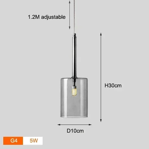 Pendant Light - Italian Minimalist Designer Bar Glass Cup LED Lamp SW-36210123 - SWEET-LIGHTS