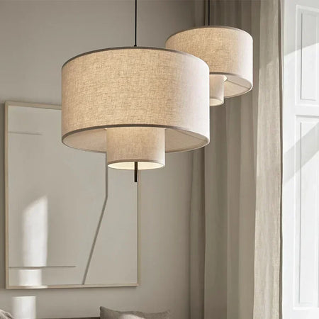 Pendant Light - Japanese Wabi Sabi Fabric Art Chandelier SW-36210345 - SWEET-LIGHTS