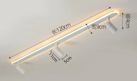 Spotlight - Nordic Bedroom Spotlight Ceiling Lights Smart LED Lamps For Living Room Indoor Lighting White Black Home Decor SW-36210001 - SWEET-LIGHTS