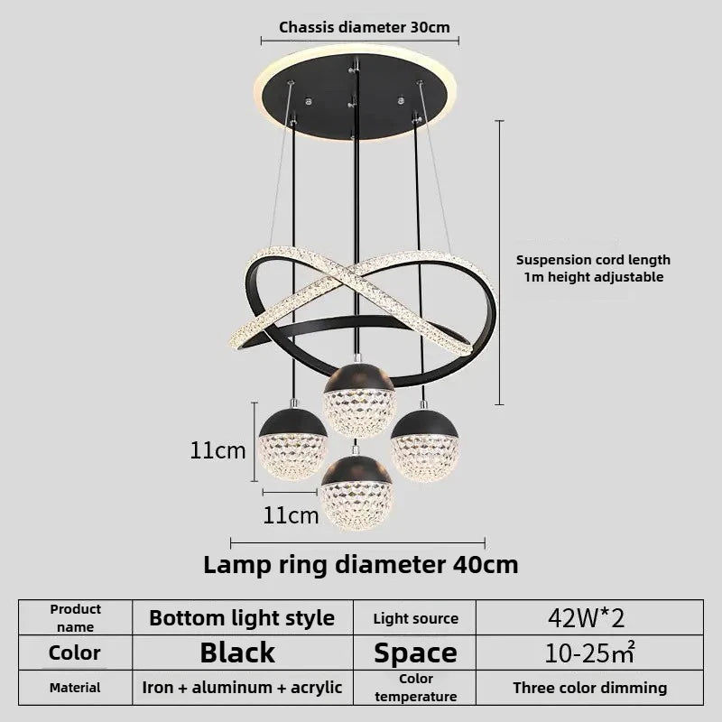 Pendant Light - Hall Minimalist Starry Sky LED Light SW-36210468 - SWEET-LIGHTS