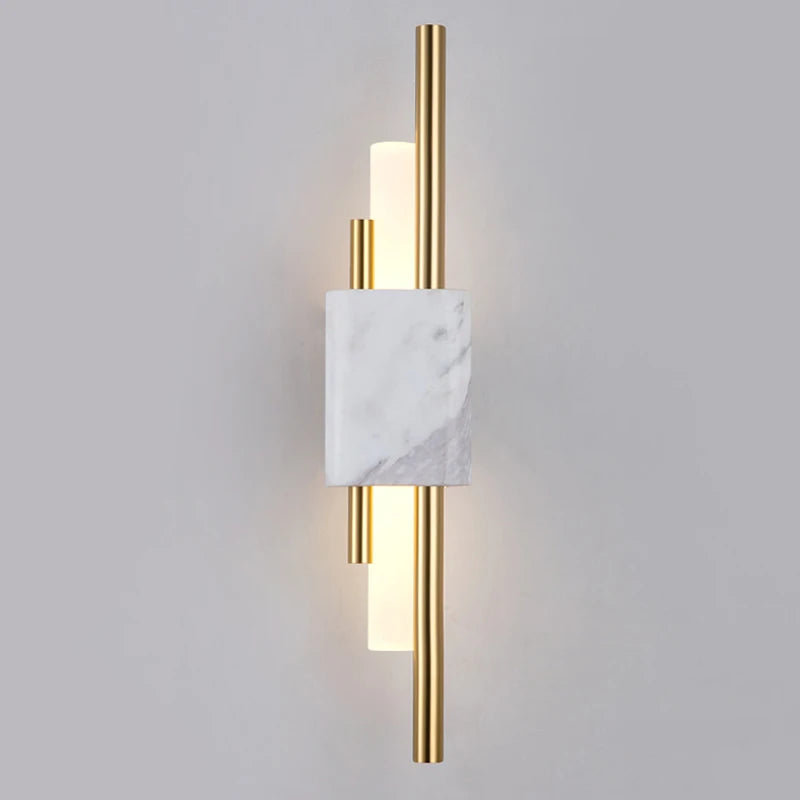 Wall Light - Green Marble Luxury Golden Decor Bedside Lamp Led 8W SW-36210345 - SWEET-LIGHTS