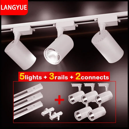 Spotlight - Track Light Led Light Fixture Ceiling Rail Systems Lamp Set Track Lighting Rail Led Spotlight For Home Store SW-36210579 - SWEET-LIGHTS