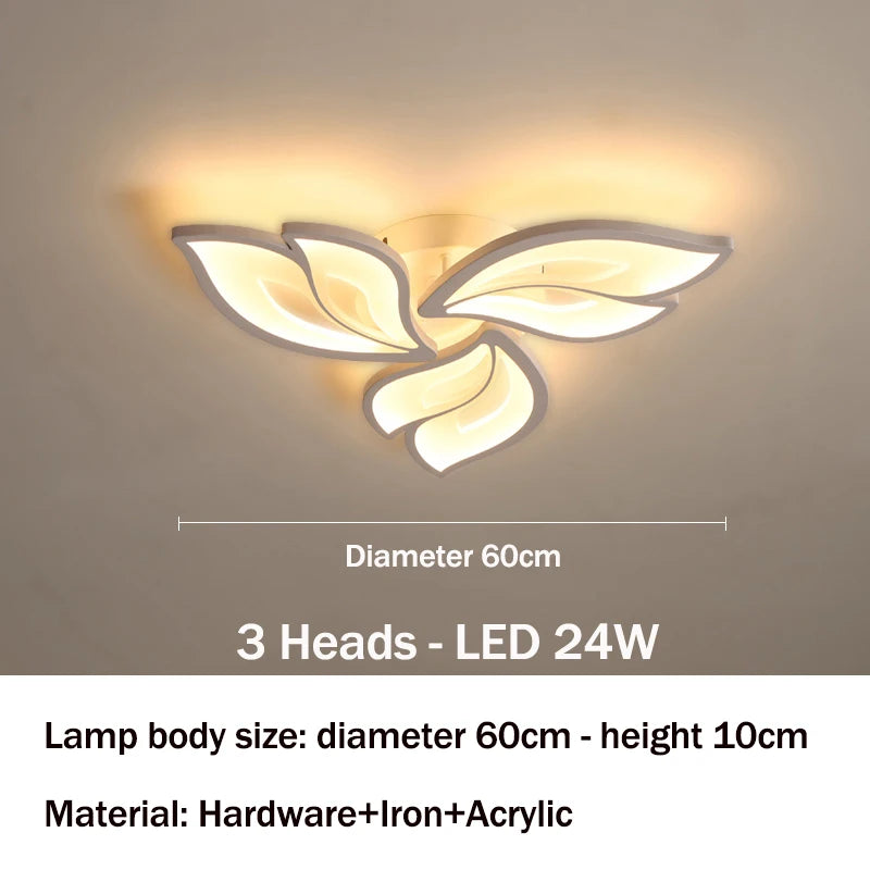 Ceiling Light - Modern LED Ceiling Chandeliers Light for Living Dining Room Bedroom Ceiling Lamps With Remote Control Dimmable Lights Fixtures SW-36210347 - SWEET-LIGHTS