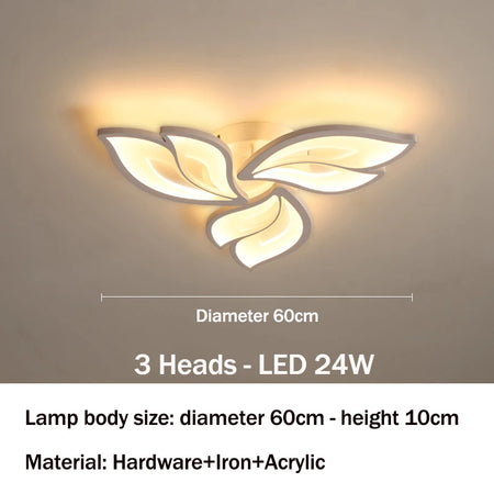 Ceiling Light - Modern LED Ceiling Chandeliers Light for Living Dining Room Bedroom Ceiling Lamps With Remote Control Dimmable Lights Fixtures SW-36210347 - SWEET-LIGHTS