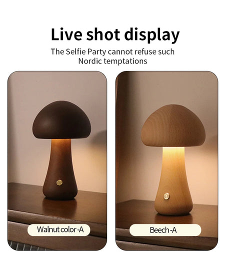 Table Lamp - INS LED Night Light Touch Switch Mushroom Lamp SW-36210457 - SWEET-LIGHTS