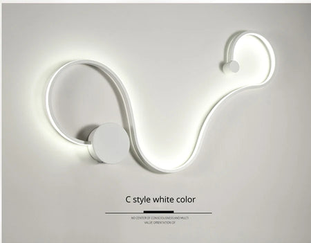 Wall Light - Modern LED Wall Lamps for Bedroom Living Room White/Black Fixtures SW-36210345 - SWEET-LIGHTS
