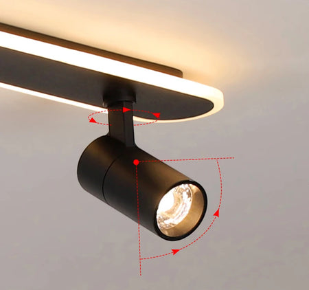 Spotlight - Nordic Bedroom Spotlight Ceiling Lights Smart LED Lamps For Living Room Indoor Lighting White Black Home Decor SW-36210001 - SWEET-LIGHTS