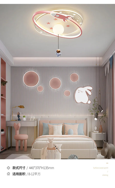 Children Lighting - Modern Astronaut Led Ceiling Lights Chandelier for Kids Room SW-36210435 - SWEET-LIGHTS