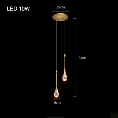 Pendant Light - Modern Bubble Crystal Indoor Hanging Lamp For Dining Room Bedroom Cafe SW-36210003 - SWEET-LIGHTS