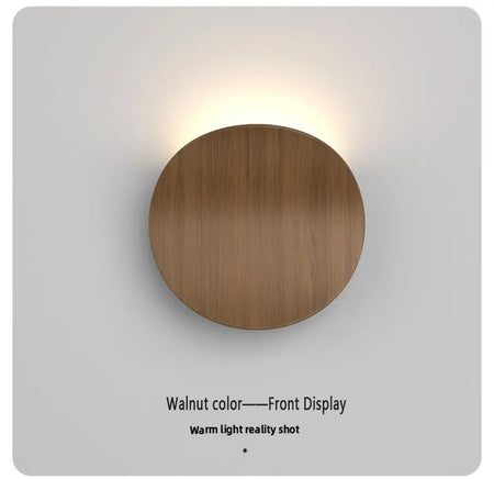 Wall Light - Modern Wood Wall Lamp For Bedroom Living Room Indoor LED Round Light Fixtures SW-36210123 - SWEET-LIGHTS