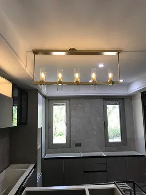 Pendant Light - Retro American Chrome Black Gold LED Chandelier Lighting Fixtures For Foyer SW-36210458 - SWEET-LIGHTS