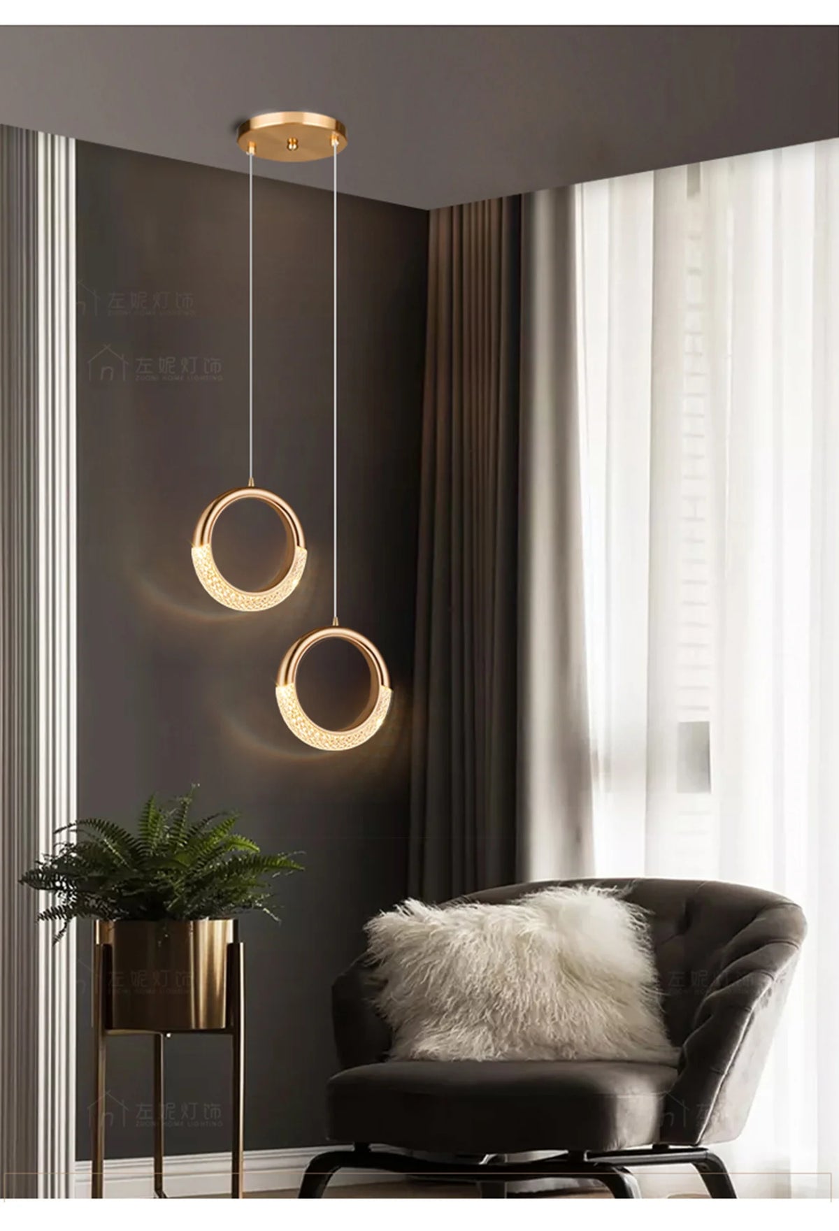 Pendant Light - Nordic LED Crystal Ceiling Lamp for Home SW-36210345 - SWEET-LIGHTS