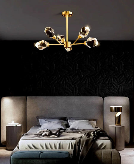 Pendant Light - Nordic All-Copper Molecular Chandelier LED SW-36210347 - SWEET-LIGHTS