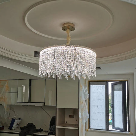 Chandelier - Italian Milan Luxury Crystal Hanging Lamp For Dining Room Hotel Villa Decor SW-36210456 - SWEET-LIGHTS