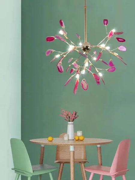 Pendant Light - Firefly Chandelier Agate Postmodern Luxury SW-36210478 - SWEET-LIGHTS