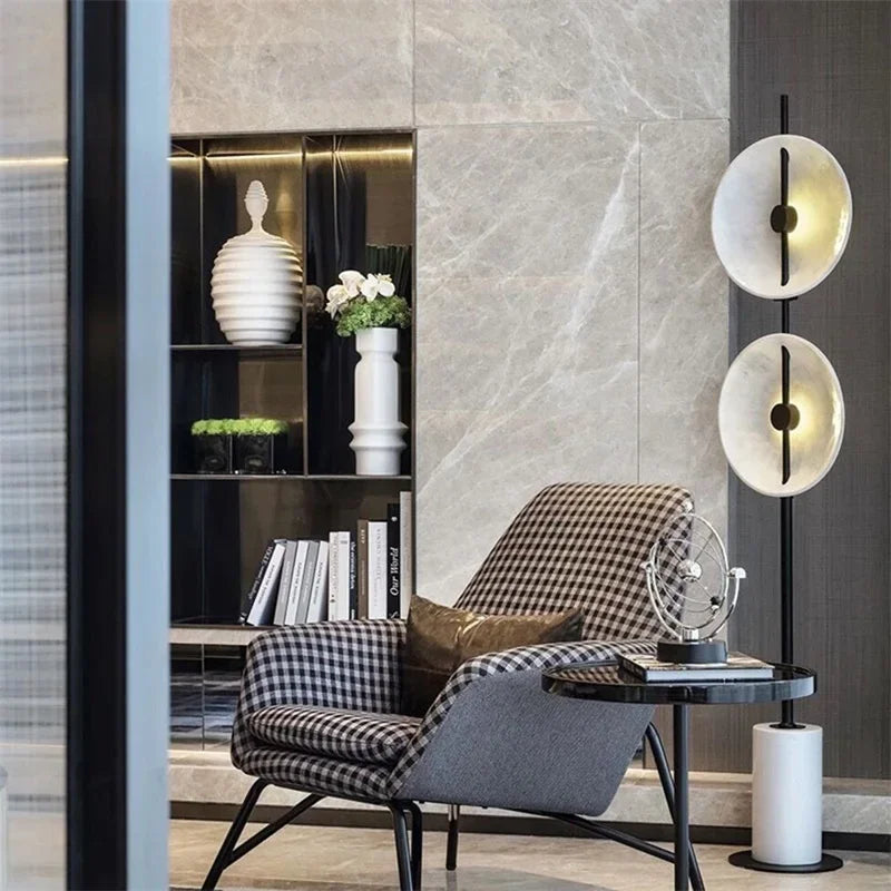 Floor Lamp - SEAN Modern Creative LED White Marble Standing Light SW-36210579 - SWEET-LIGHTS