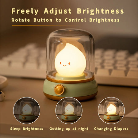 Table Lamp - Cute Kerosene LED Night Light USB Rechargeable SW-36210789 - SWEET-LIGHTS