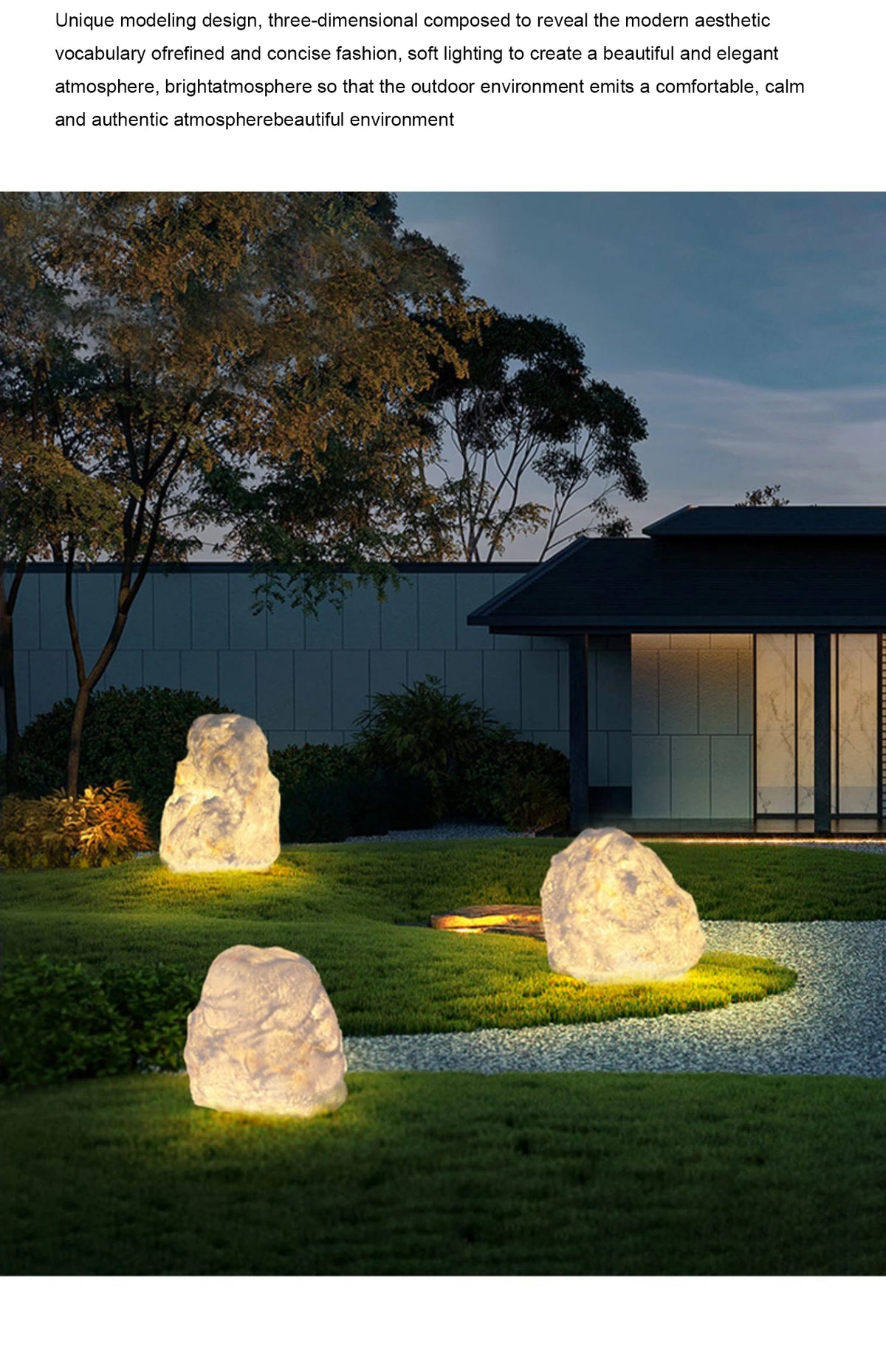 Outdoor Light - Waterproof Resin Lawn Garden Lamp SW-36210345 - SWEET-LIGHTS