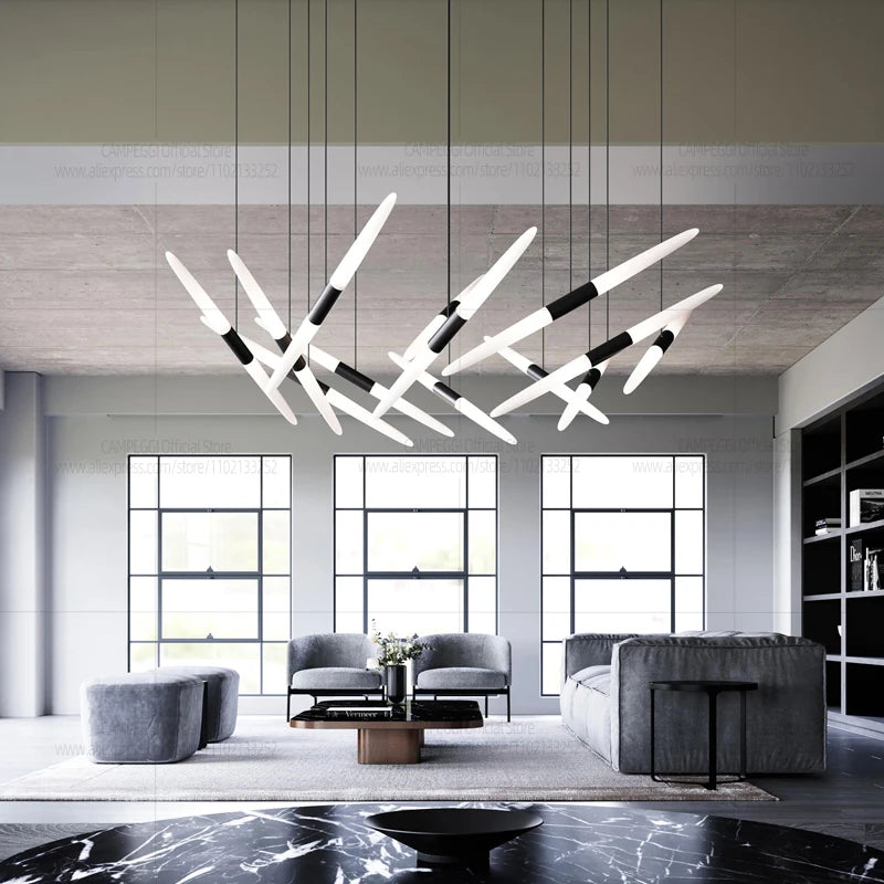 Pendant Light - Designer Pendent Lamp Luxury Modern Chandelier Living Room Loft Villa Home Decor Lighting SW-36210725 - SWEET-LIGHTS