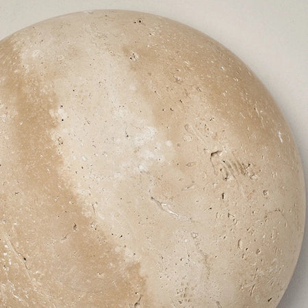 Wall Light - IWHD Modern Nordic LED Walnut Yellow Travertine Lamp SW-36210357 - SWEET-LIGHTS