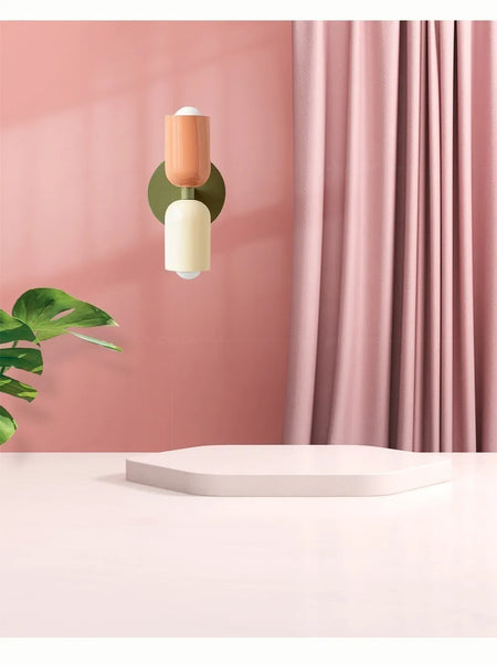 Wall Light - Nordic LED Wall Lamps Modern Minimalist Cream Double Head Lights For Living Room Bedroom Study Fixture SW-36210468 - SWEET-LIGHTS