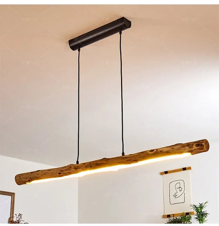 Pendant Light - Morden Style LED Minimalist Wooden Lamp Cord Adjustable SW-36210354 - SWEET-LIGHTS