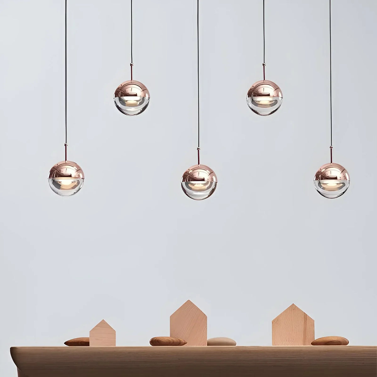 Pendant Light - Creative Round Crystal Dora Long Line for Bedroom and TV Background SW-36214567 - SWEET-LIGHTS