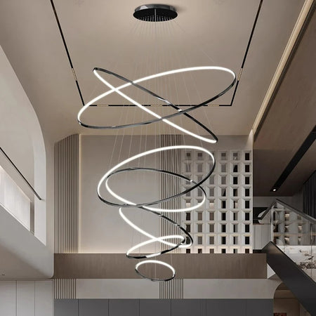 Chandelier - Modern Home Decor LED Pendant Light for Staircase SW-36210346 - SWEET-LIGHTS