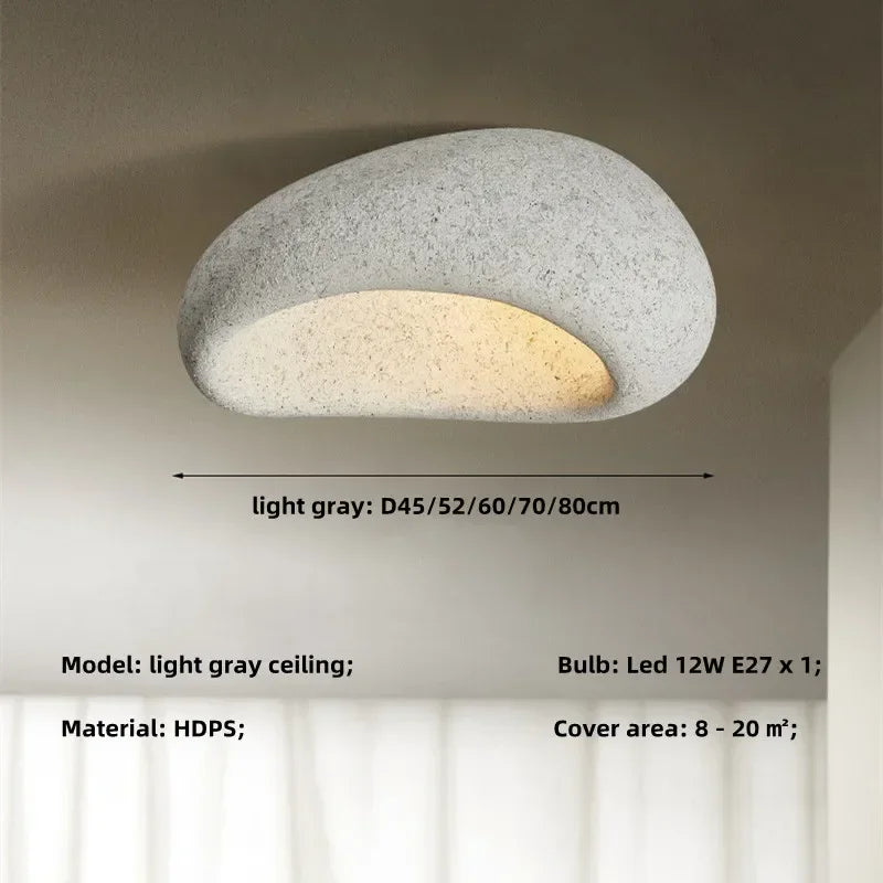 Ceiling Light - Nordic HDPS Led E27 Wabi Sabi Chandelier SW-36210789 - SWEET-LIGHTS