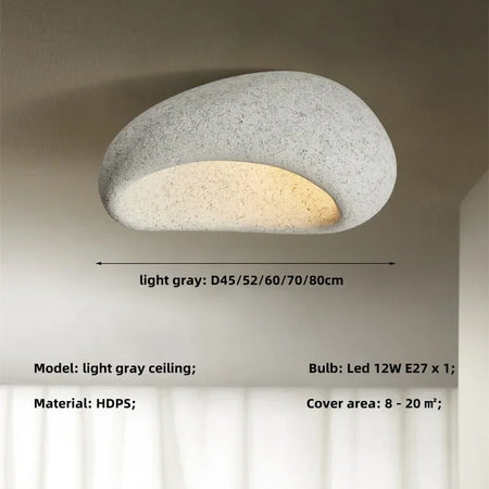 Ceiling Light - Nordic HDPS Led E27 Wabi Sabi Chandelier SW-36210789 - SWEET-LIGHTS