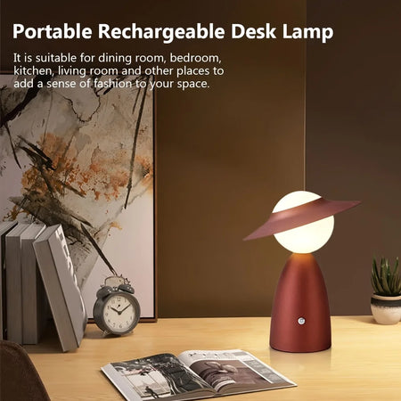 Table Lamp - Cordless Charging Desk Lamp, Warm Light, Stepless Adjustable Touch Light, Portable for Home SW-36210678 - SWEET-LIGHTS