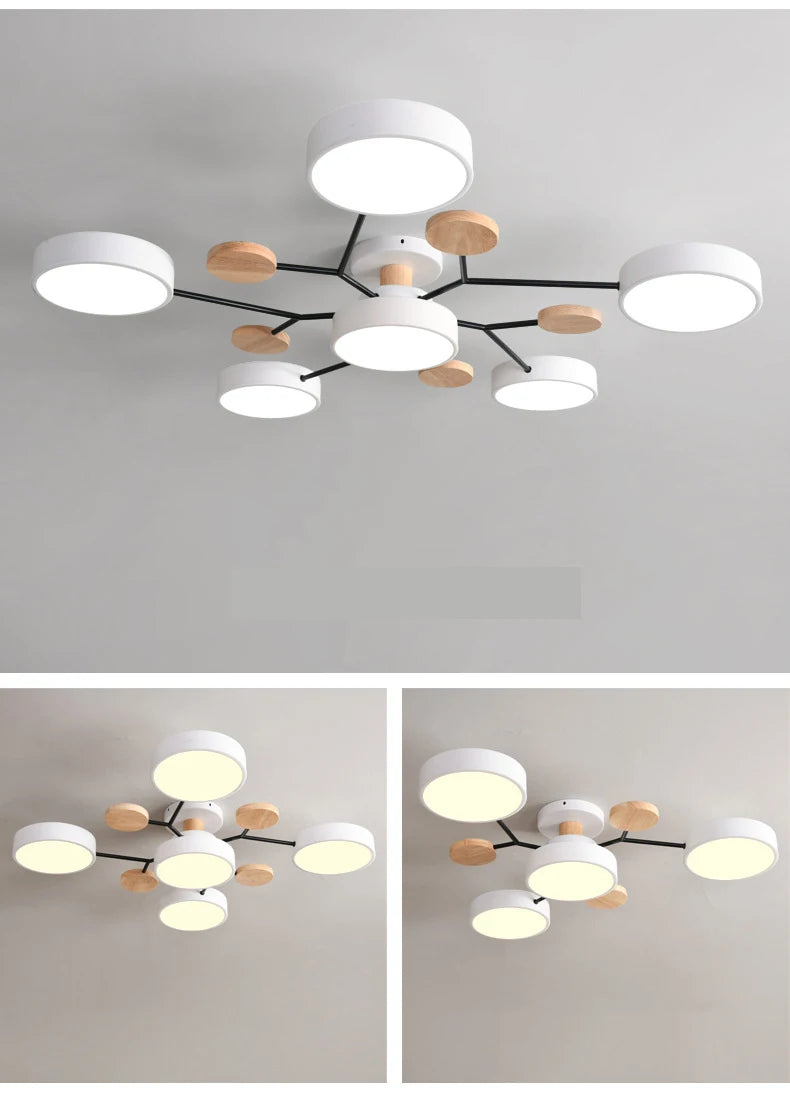 Ceiling Light - Nordic Style LED Chandelier for Living Room Kitchen SW-36210478 - SWEET-LIGHTS