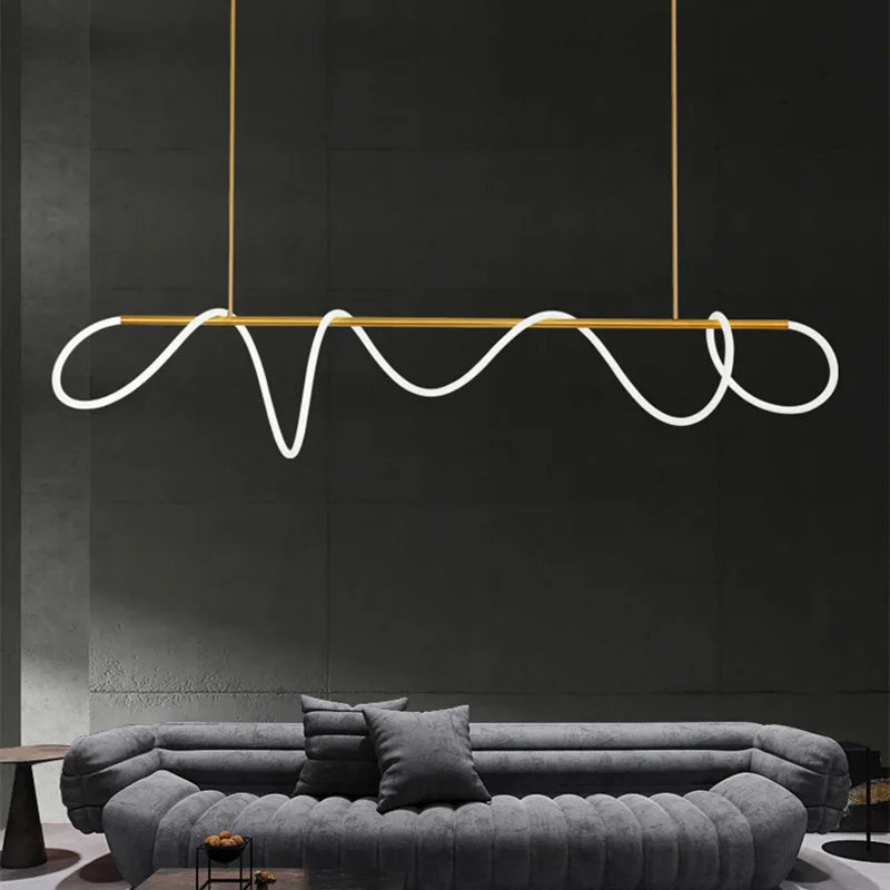 Pendant Light - Modern Hose Led Chandelier Gold Black Dimmable for Dining Living Room Kitchen SW-36210345 - SWEET-LIGHTS