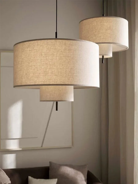 Pendant Light - Japanese Wabi Sabi Fabric Art Chandelier SW-36210345 - SWEET-LIGHTS