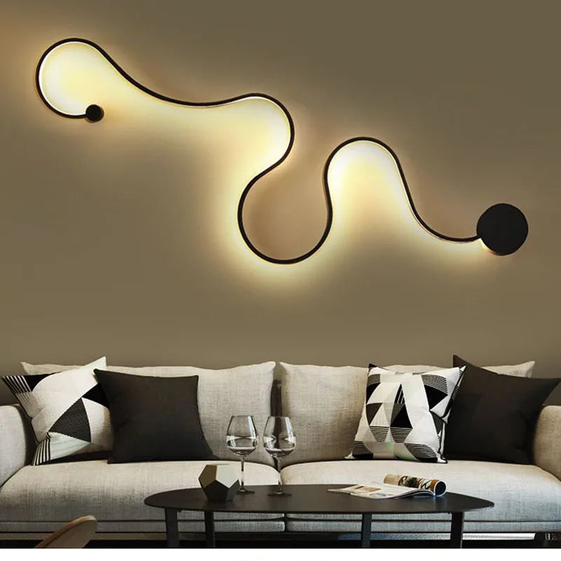 Wall Light - Modern LED Wall Lamps for Bedroom Living Room White/Black Fixtures SW-36210345 - SWEET-LIGHTS