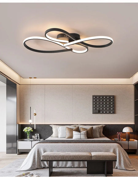 Ceiling Light - New Modern Led Black Lamp for Living Room Bedroom Study SW-36210234 - SWEET-LIGHTS