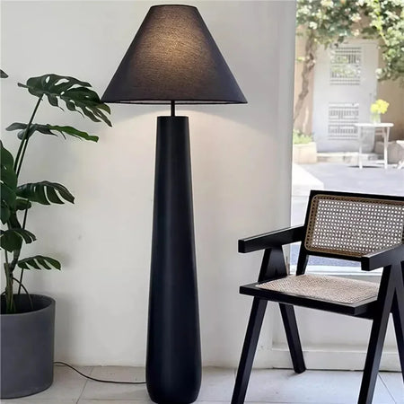 Floor Lamp - Wabi Sabi White Mushroom Tall Fabric Light SW-36210789 - SWEET-LIGHTS