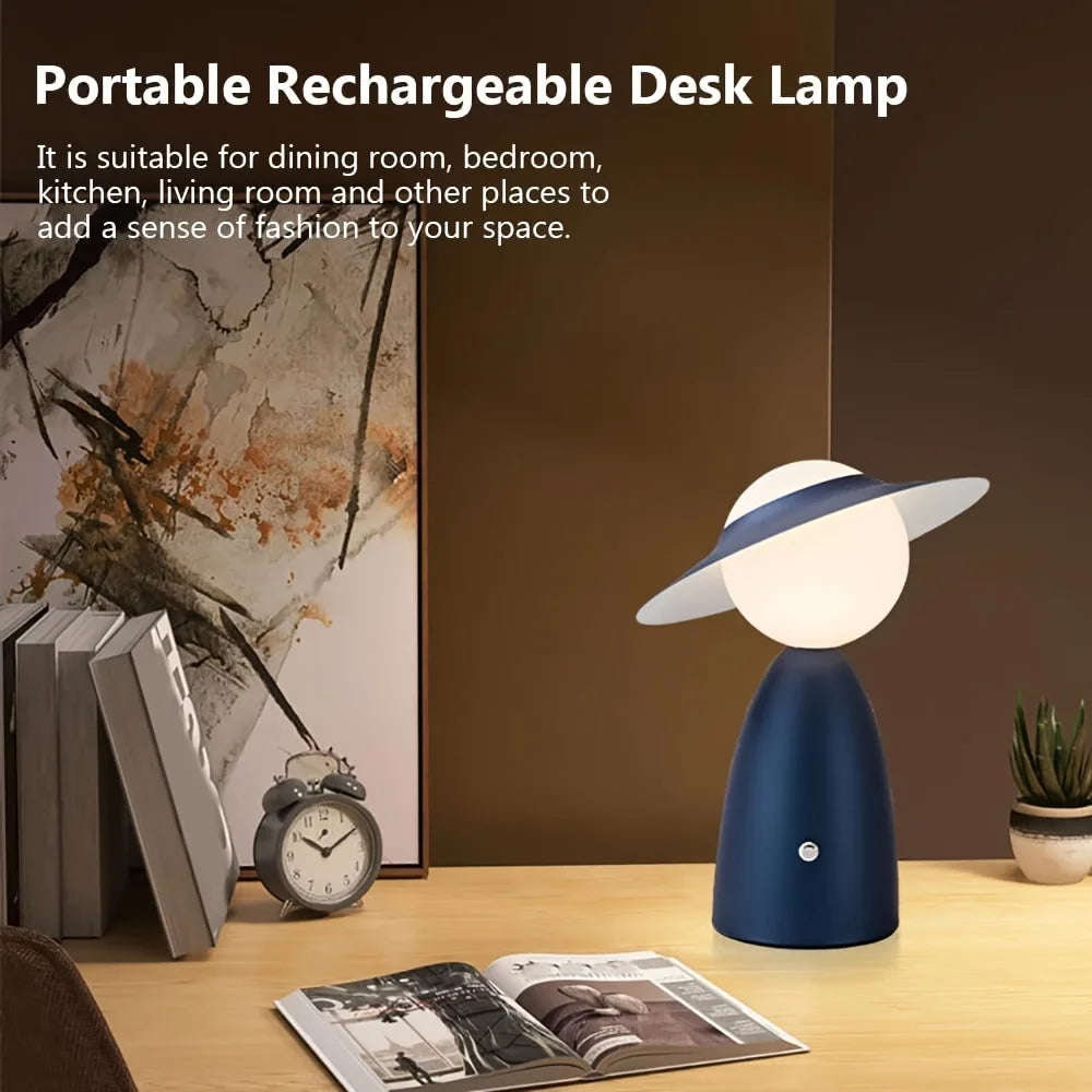 Table Lamp - Cordless Charging Desk Lamp, Warm Light, Stepless Adjustable Touch Light, Portable for Home SW-36210678 - SWEET-LIGHTS