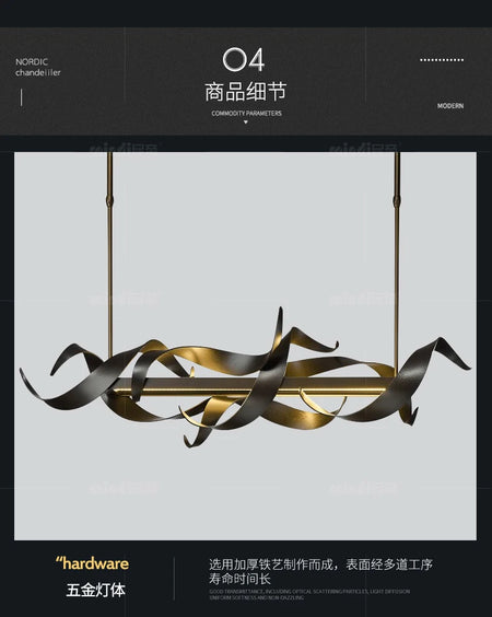 Pendant Light - Nordic Luxury LED Chandelier Retro Design SW-36210457 - SWEET-LIGHTS