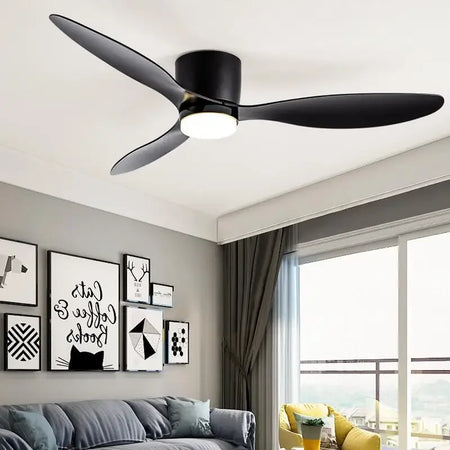 Fans - Modern Led Ceiling Fan 42 52 Inch DC Motor 6 Speeds Remote SW-36210034 - SWEET-LIGHTS