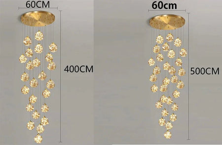 Chandelier - Nordic Home Decoration Stair Chandelier 6-30 Heads SW-36210347 - SWEET-LIGHTS