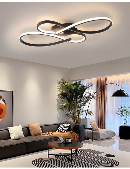 Ceiling Light - New Modern Led Black Lamp for Living Room Bedroom Study SW-36210234 - SWEET-LIGHTS