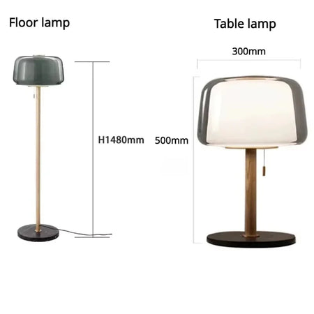 Floor Lamp - New Nordic Modern LED Minimalist Wooden Glass SW-36210347 - SWEET-LIGHTS